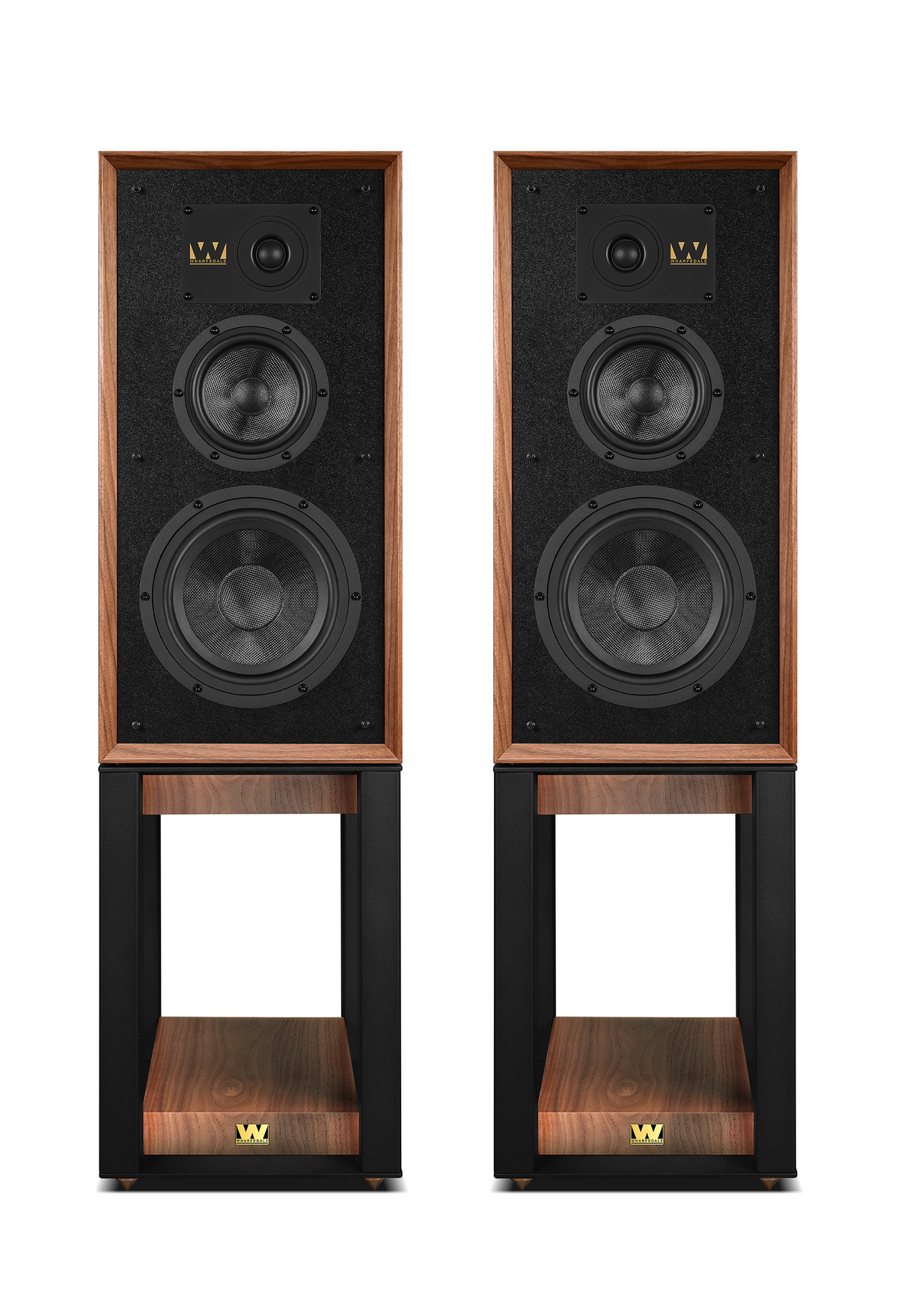 Wharfedale Super Linton Loudspeakers in Walnut - official product view 2