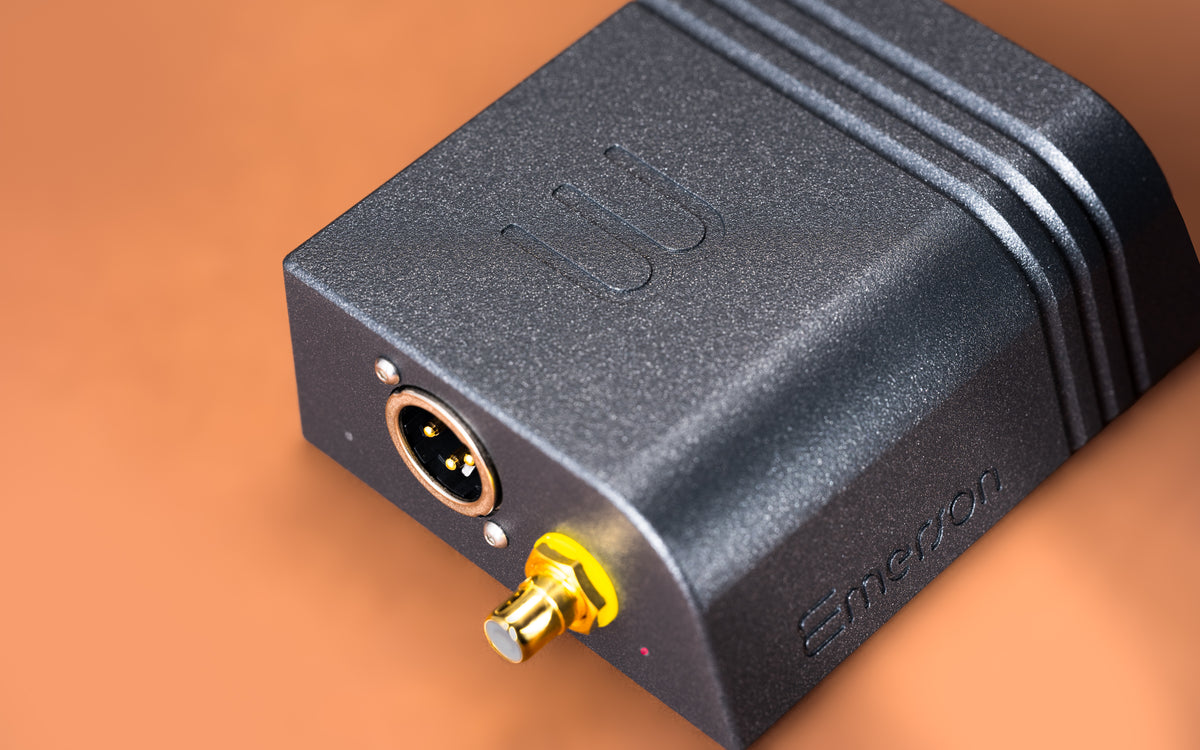 Wattson Audio Emerson DIGITAL in dark grey, elevated product view