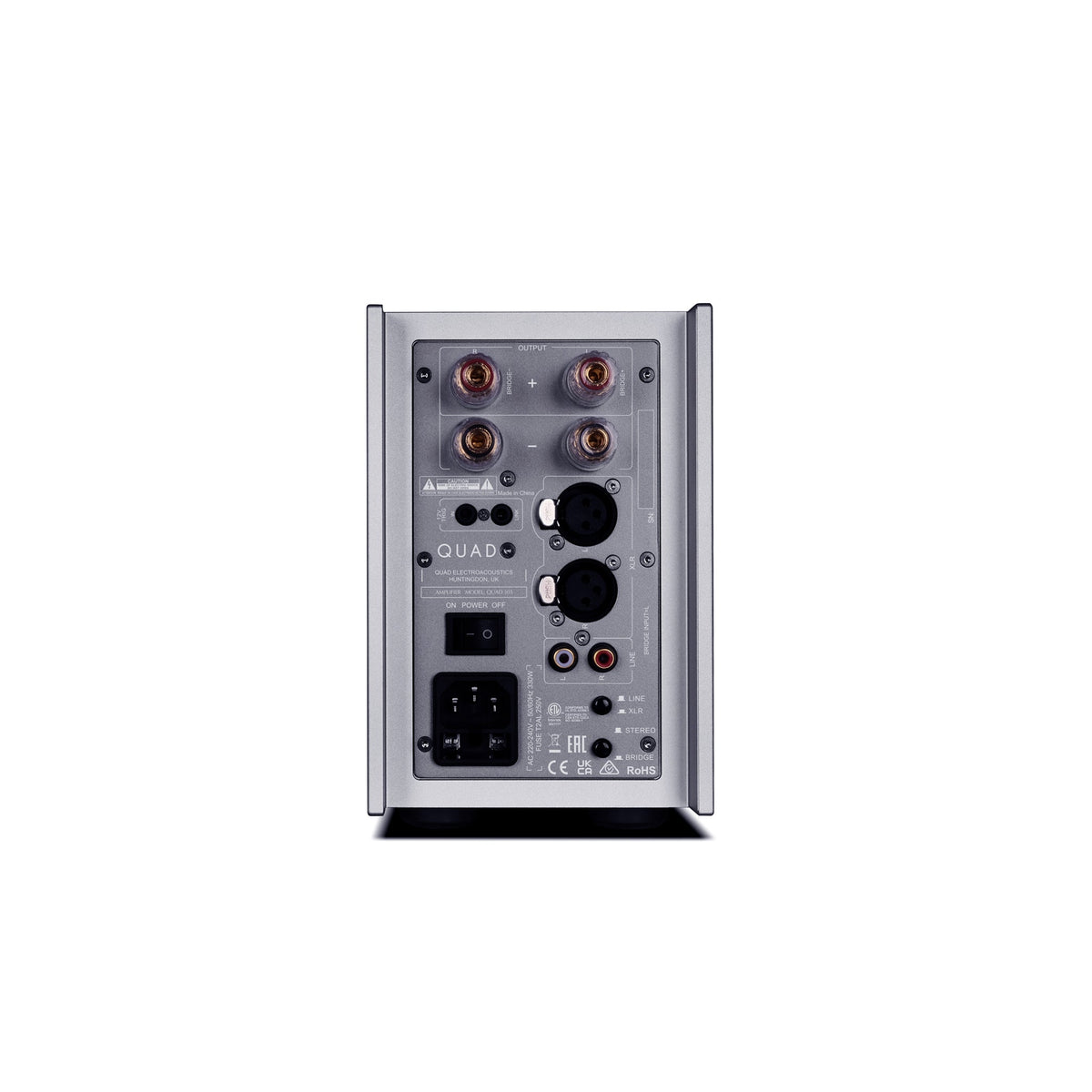QUAD 303 Power Amplifier - rear view