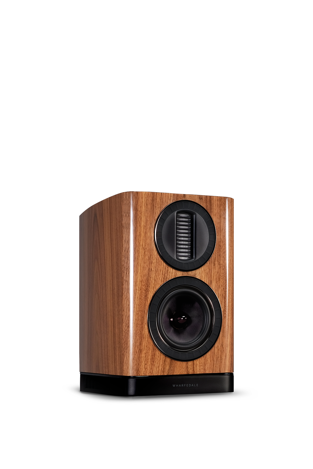 Wharfedale AURA 1 Loudspeakers in Hi-Gloss Walnut - official product view 3