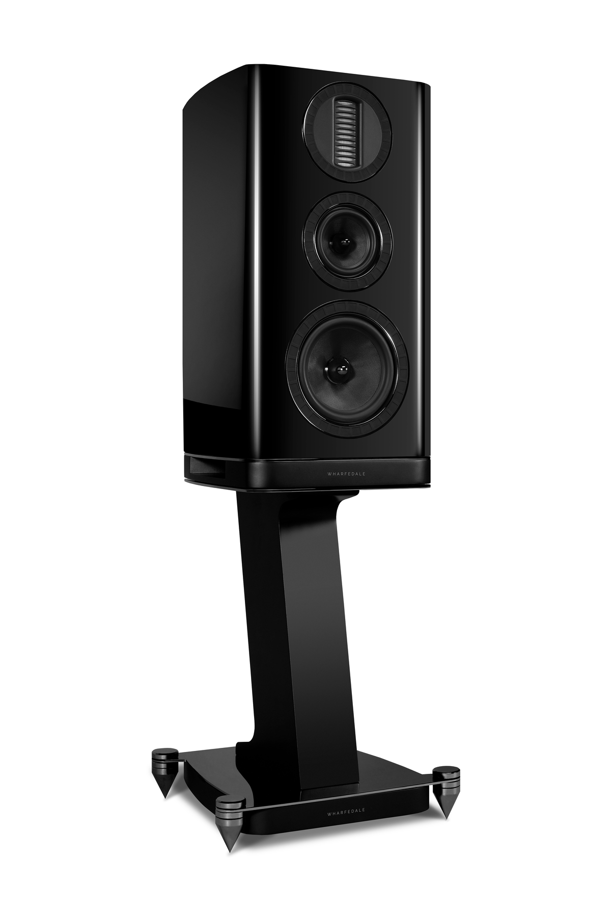 Wharfedale AURA 2 Loudspeakers in Hi-Gloss Black - official product view 2