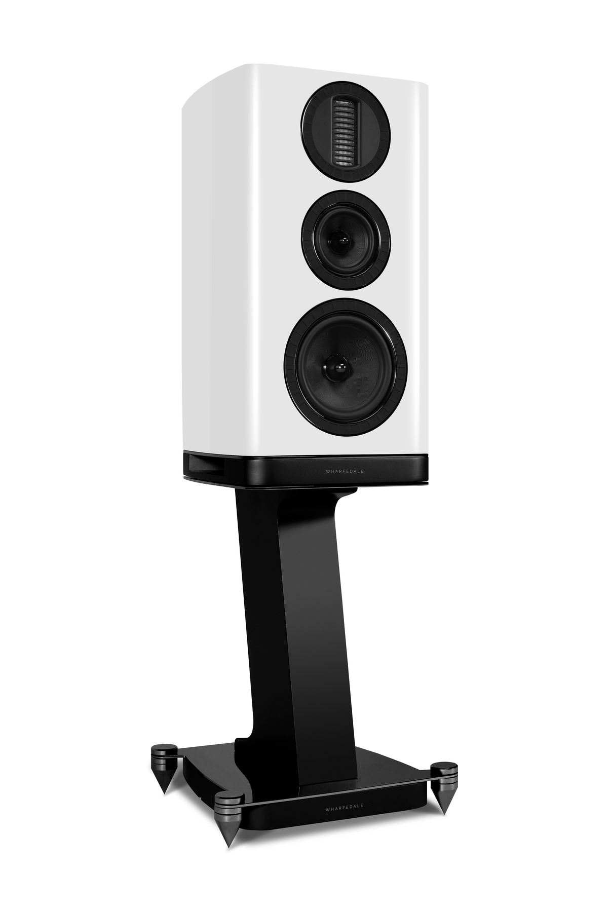 Wharfedale AURA 2 Loudspeakers in Hi-Gloss White - official product view 6