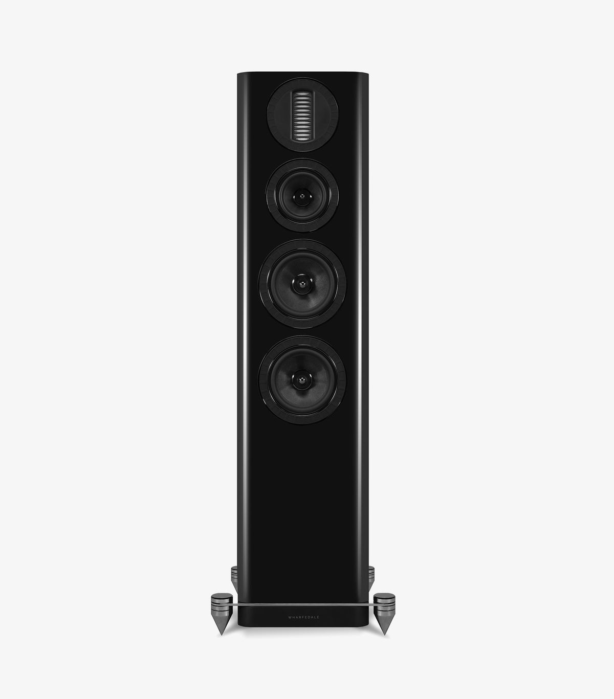 Wharfedale AURA 3 Loudspeakers in Hi-Gloss Black - official product view 2