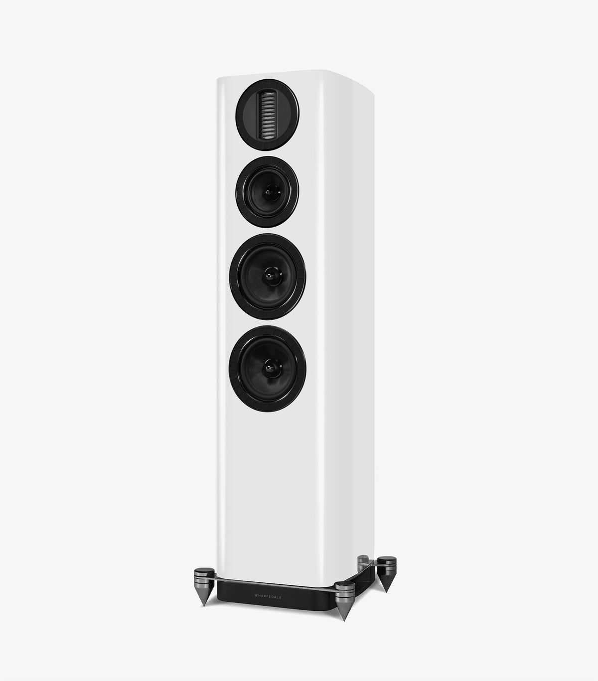 Wharfedale AURA 3 Loudspeakers in Hi-Gloss White - official product view 5