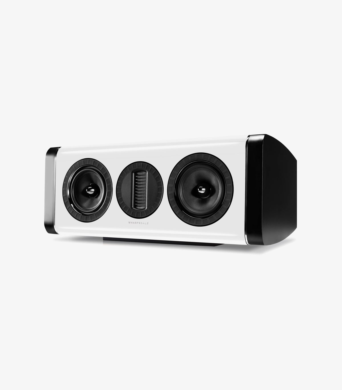 Wharfedale AURA CS Centre Channel in Hi-Gloss White - official product view 5