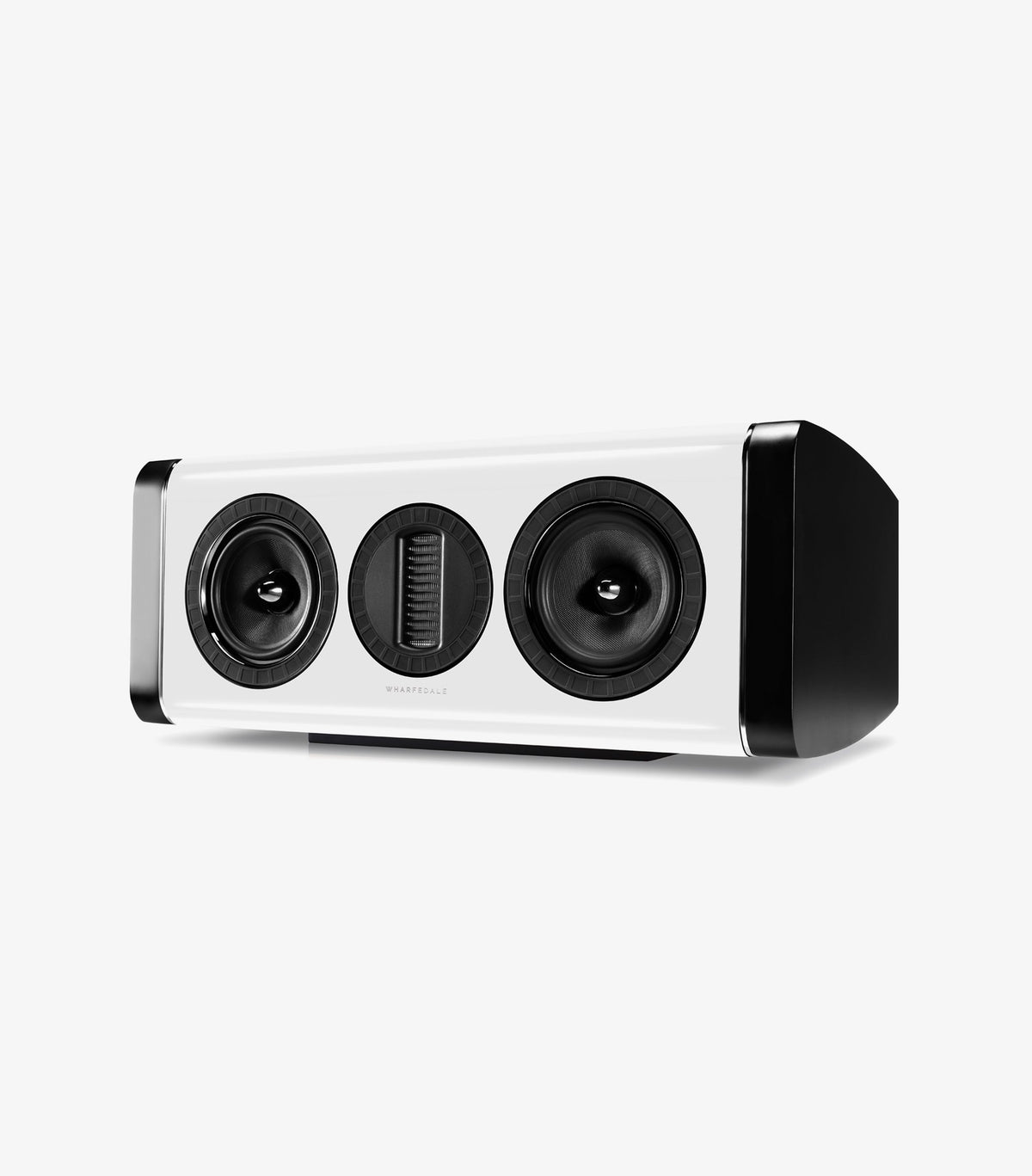 Wharfedale AURA C Centre Channel in Hi-Gloss White - official product view 5