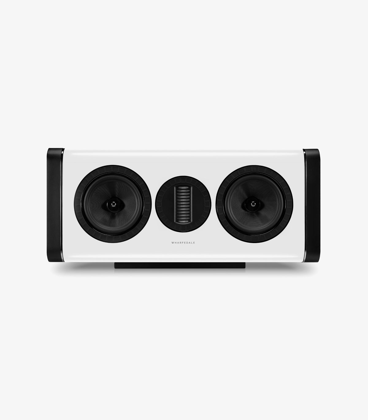 Wharfedale AURA C Centre Channel in Hi-Gloss White - official product view 6