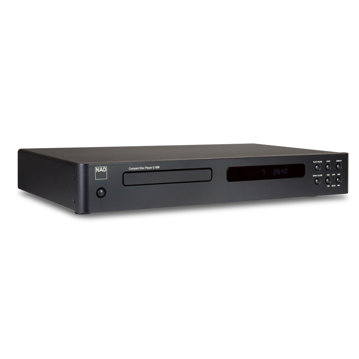 NAD C 538 CD Player - three-quarter view