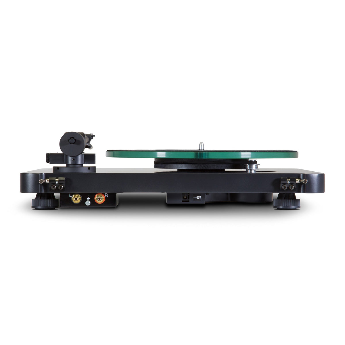 NAD C 558 Turntable - rear view without dust cover