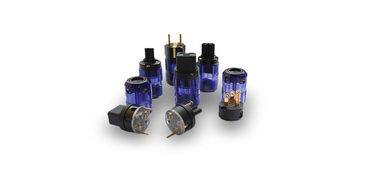 IsoTek 24ct Gold Audiophile-Grade Connectors - connector range