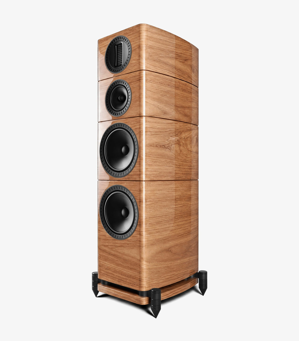 Wharfedale ELYSIAN 4R Loudspeakers in Light Walnut - official product view 5