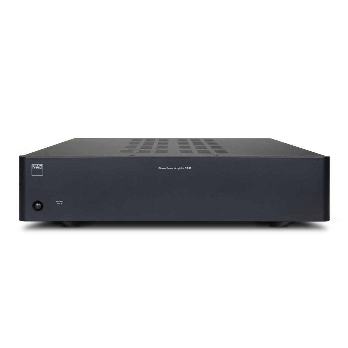 NAD C 268 Stereo Power Amplifier - front view