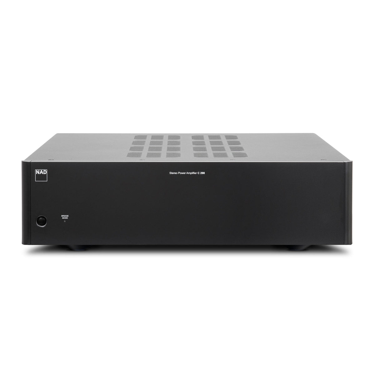 NAD C 298 Stereo Power Amplifier - front view