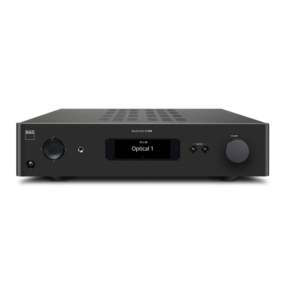 NAD C 658 BluOS Streaming DAC - front view