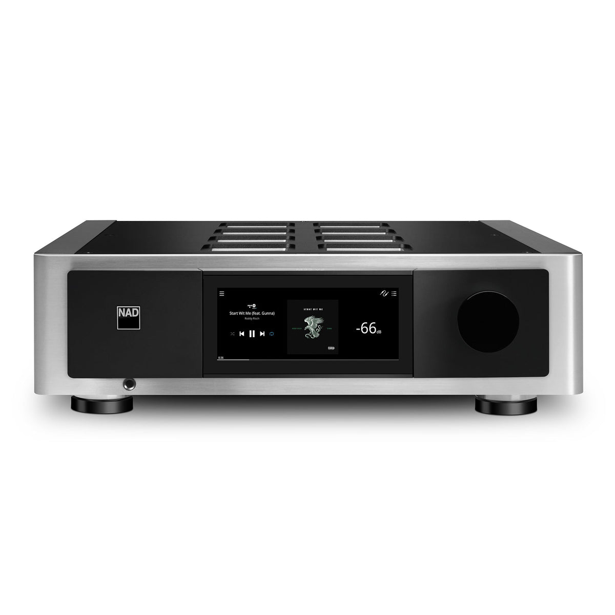 NAD M33 V2 BluOS Streaming DAC Amplifier - front view