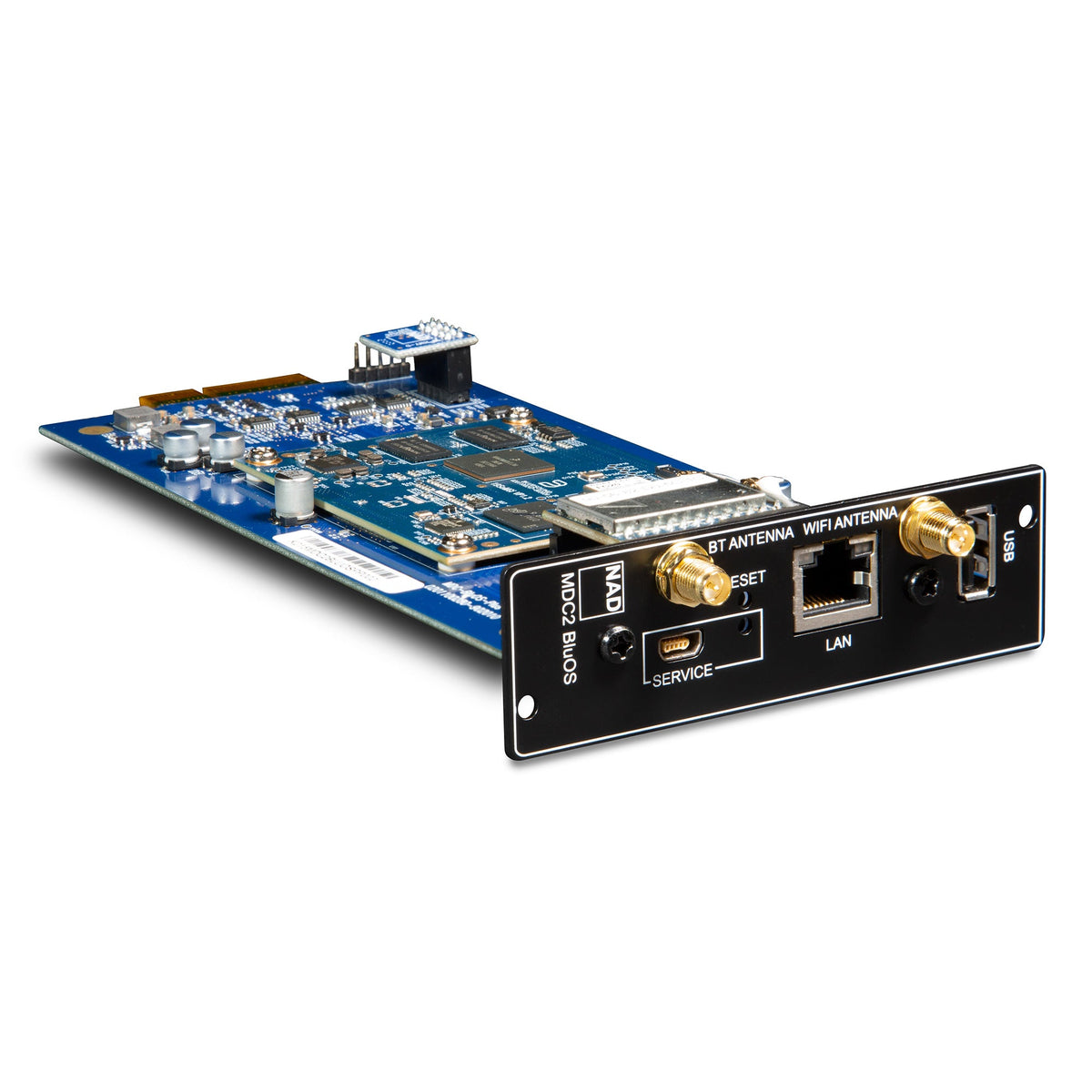 NAD MDC2 BluOS-D Module - three-quarter view