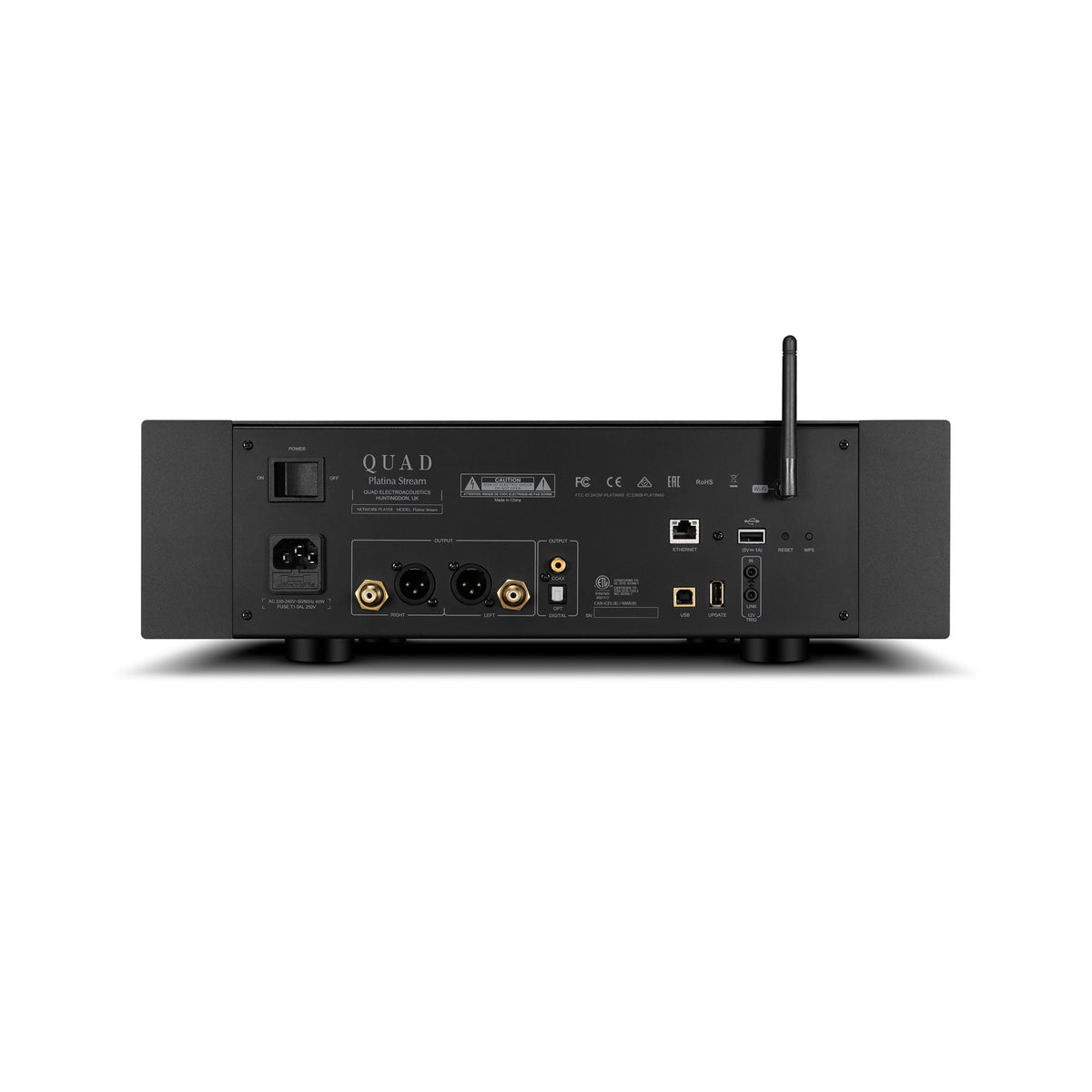 QUAD Platina Stream - Black rear view
