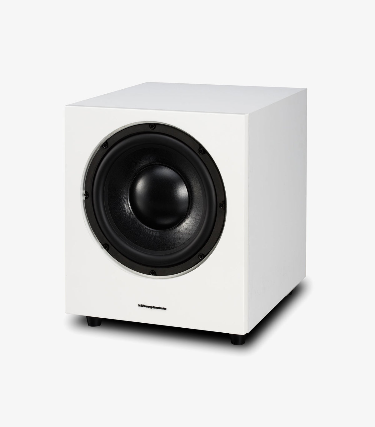 Wharfedale WH-D10 Powered Subwoofer in White - official product view 3