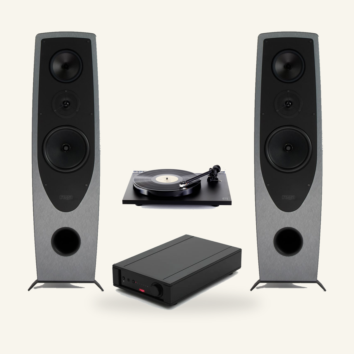 The Classic Vinyl System with Rega AYA loudspeakers, Planar 1 turntable and Brio Mk7 amplifier