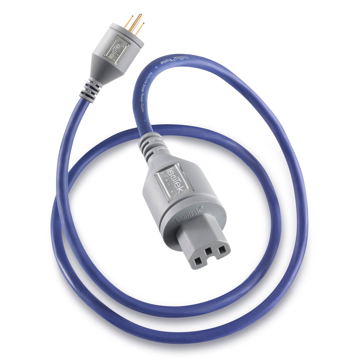 IsoTek EVO3 Premier power cable with North American plug and C15 connector