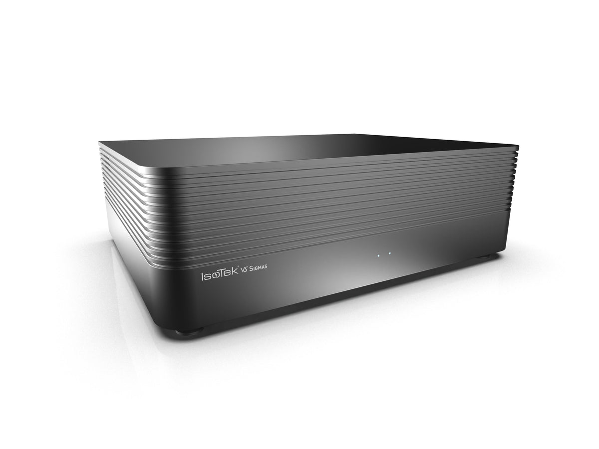 IsoTek V5 Sigmas power conditioner in black
