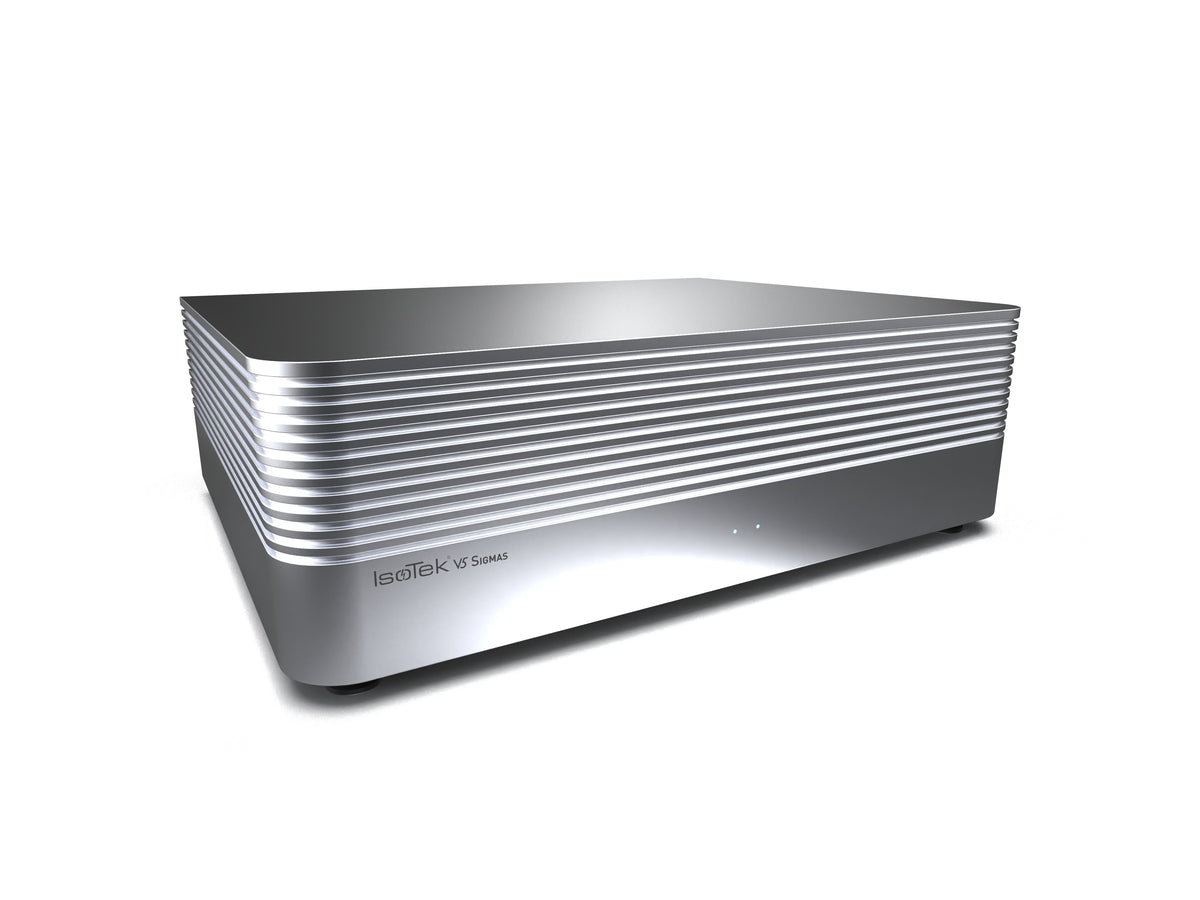 IsoTek V5 Sigmas power conditioner in silver