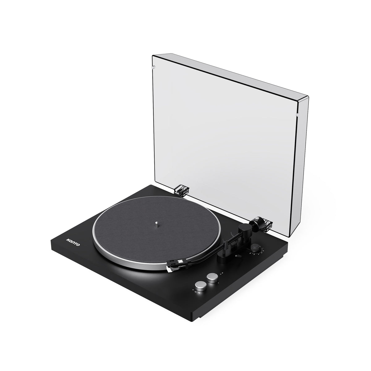 Kanto OBI3 G2 Belt-Drive Turntable — Black