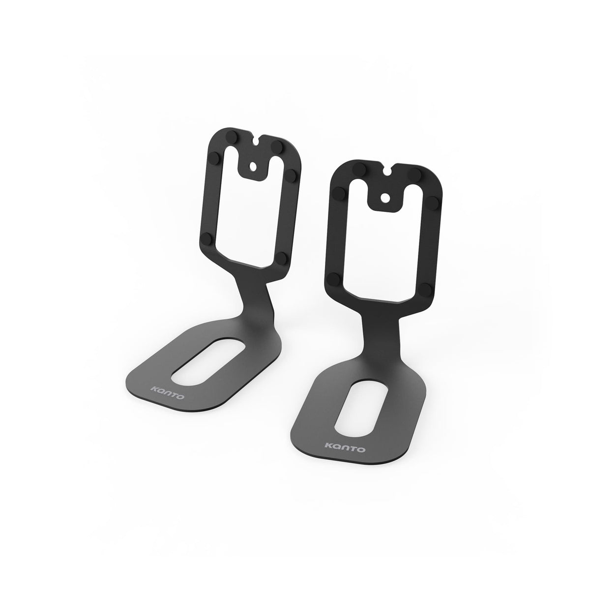 Kanto SU2 Rear-Mounted Desktop Speaker Stands (Pair) — Black