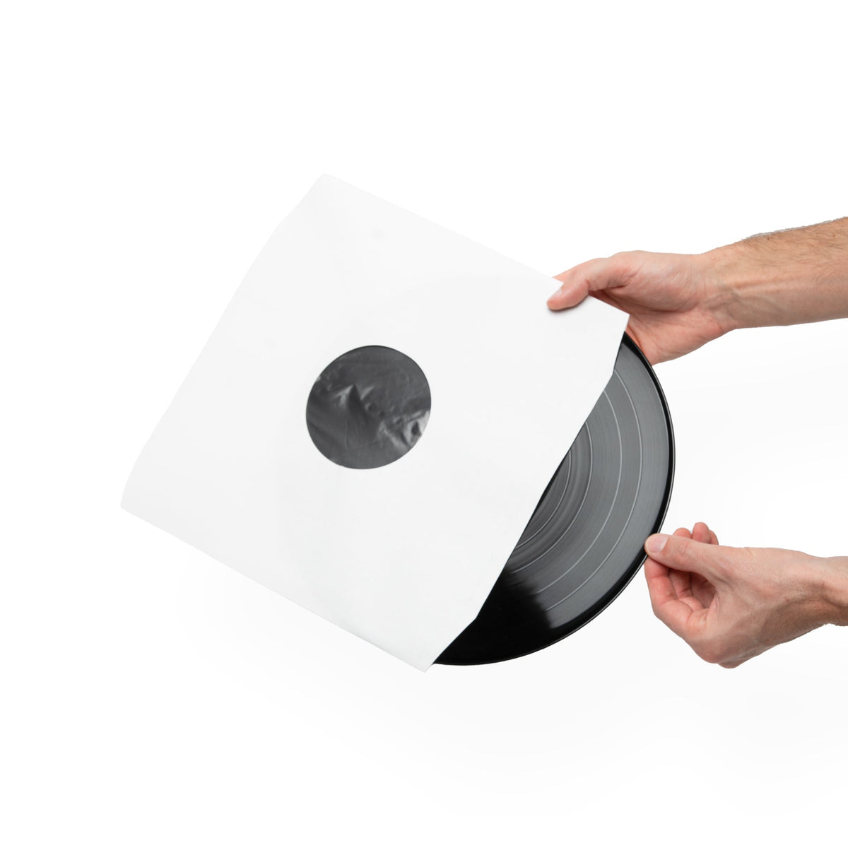 Kanto TT-IS20 Poly-Lined Record Inner Sleeves — 20 Pack — White