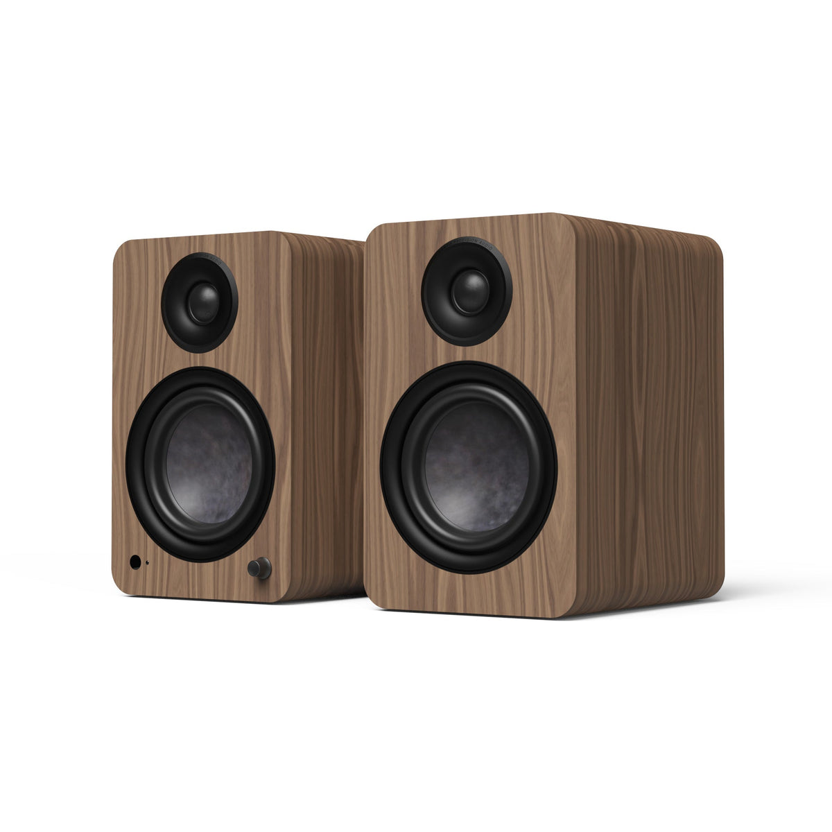 Included component: Kanto YU6 G2 Powered Bookshelf Speakers (Pair) — Walnut