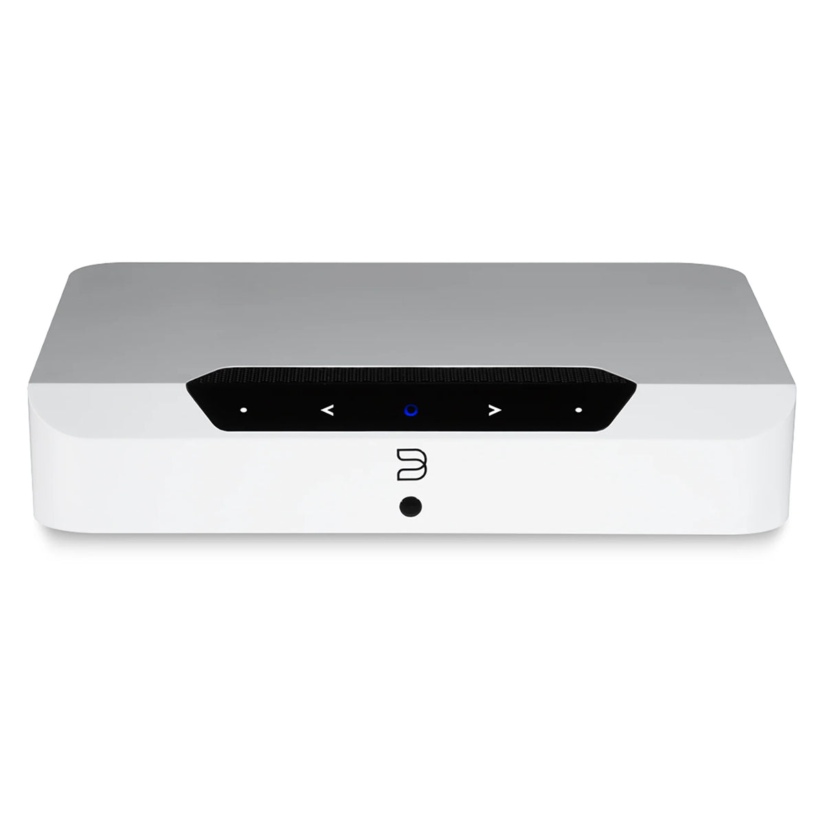 Bluesound POWERNODE EDGE - White three-quarter view