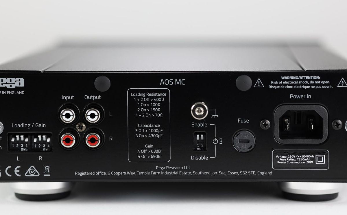 Rega AOS MC Phono Stage, official phono stage view 4