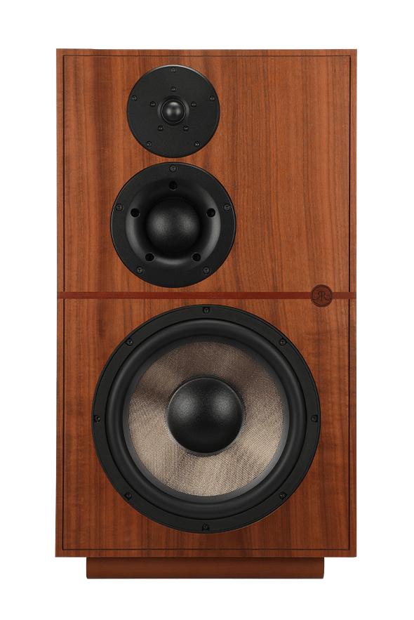 Revival Audio ATALANTE 5 loudspeaker in Walnut, straight front view