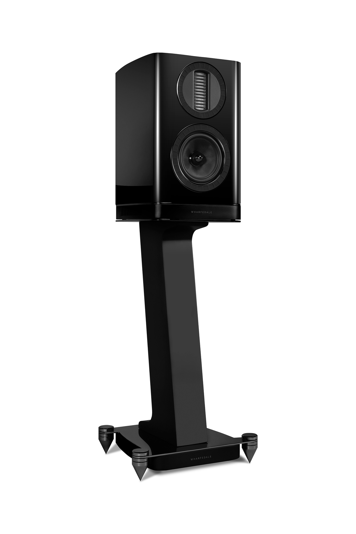 Wharfedale AURA 1 Loudspeakers in Hi-Gloss Black - official product view 2