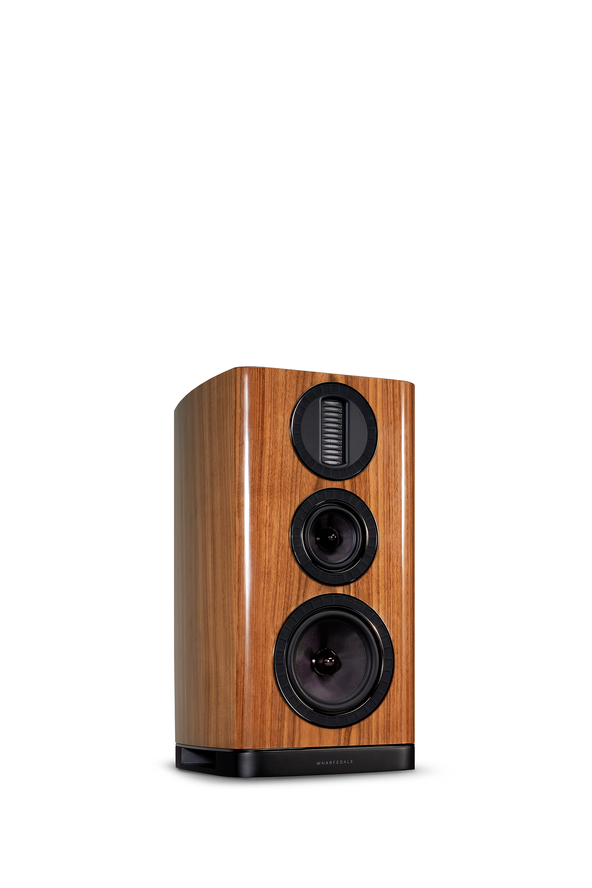 Wharfedale AURA 2 Loudspeakers in Hi-Gloss Walnut - official product view 3