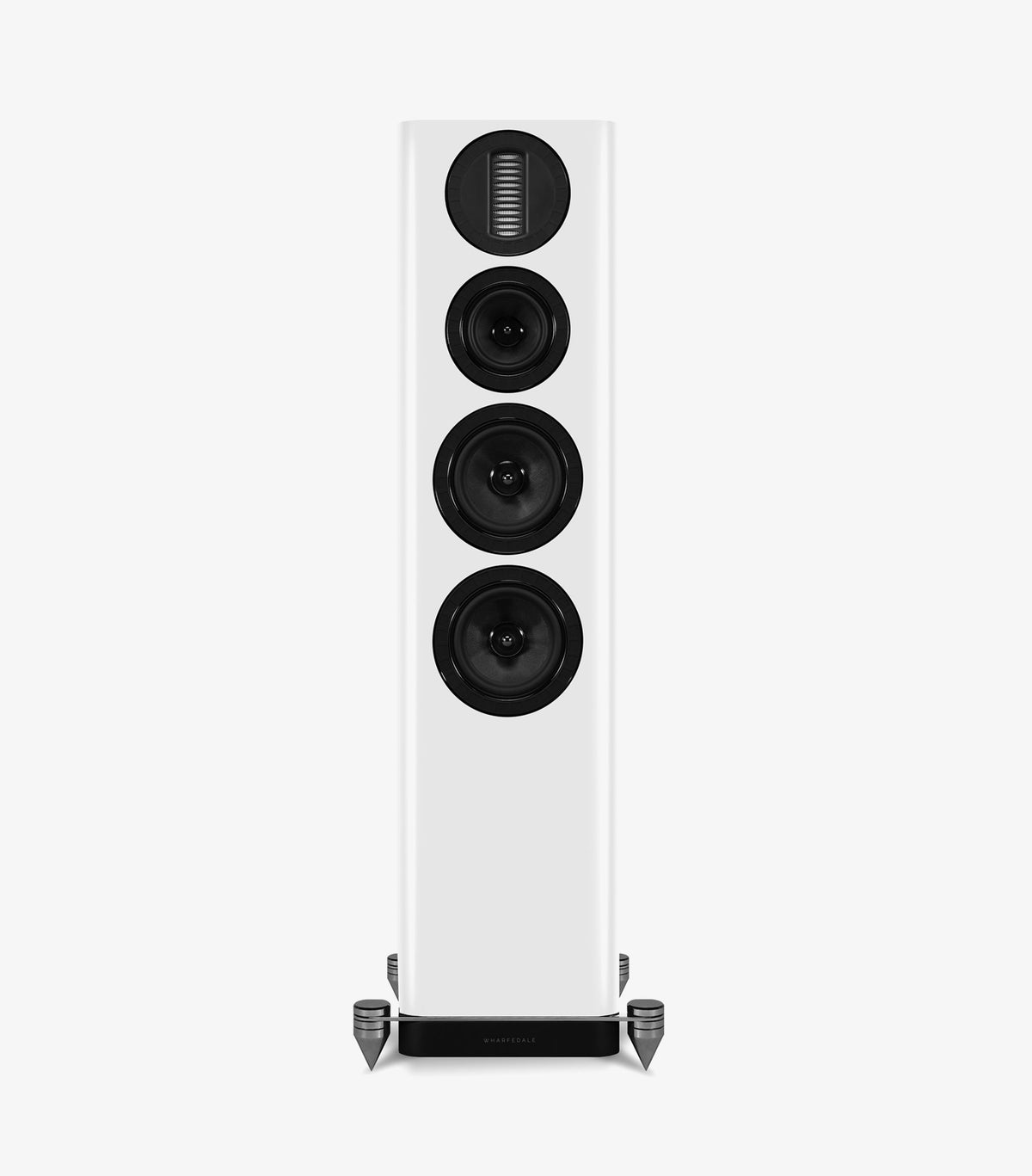 Wharfedale AURA 3 Loudspeakers in Hi-Gloss White - official product view 6