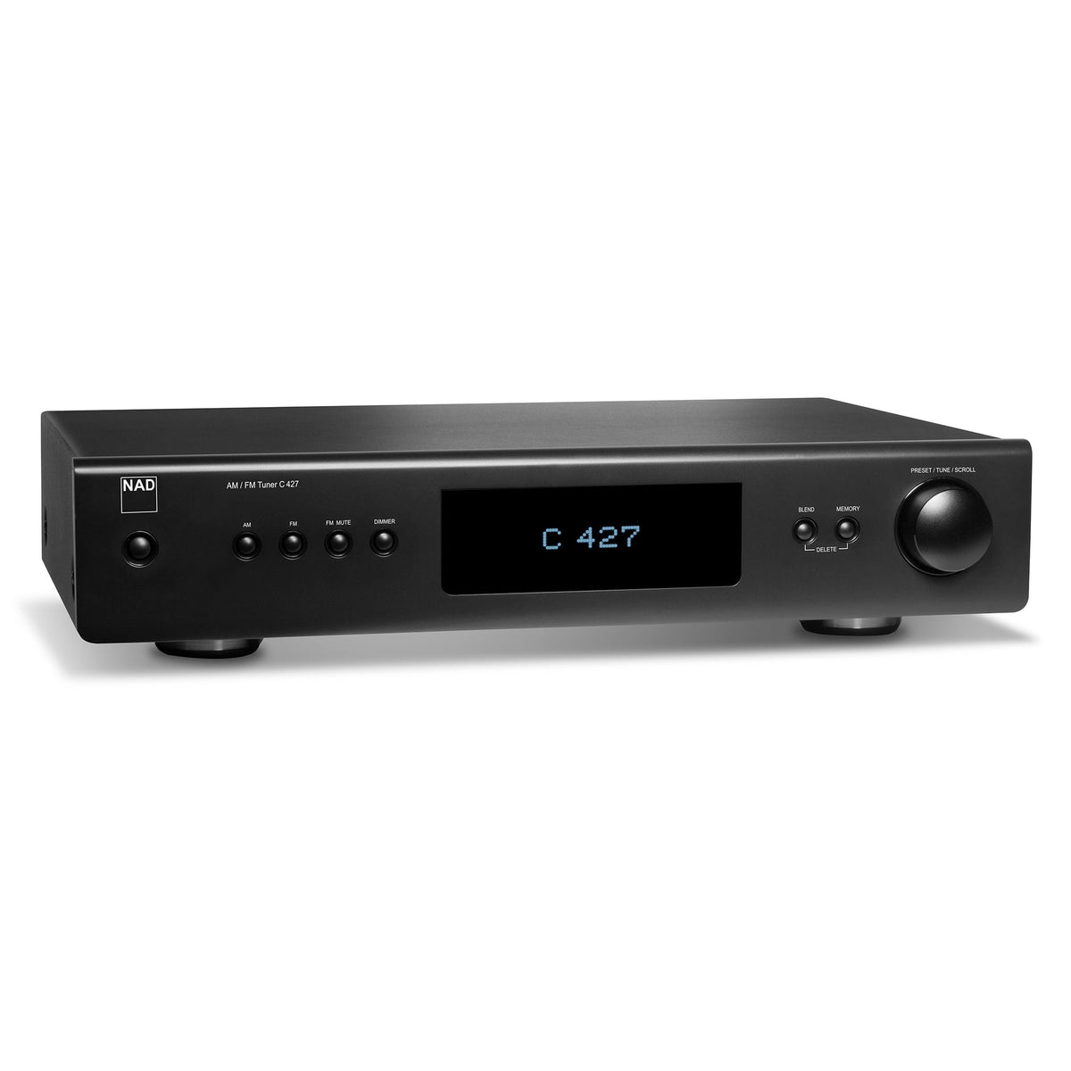 NAD C 427 Stereo AM/FM Tuner - three-quarter view