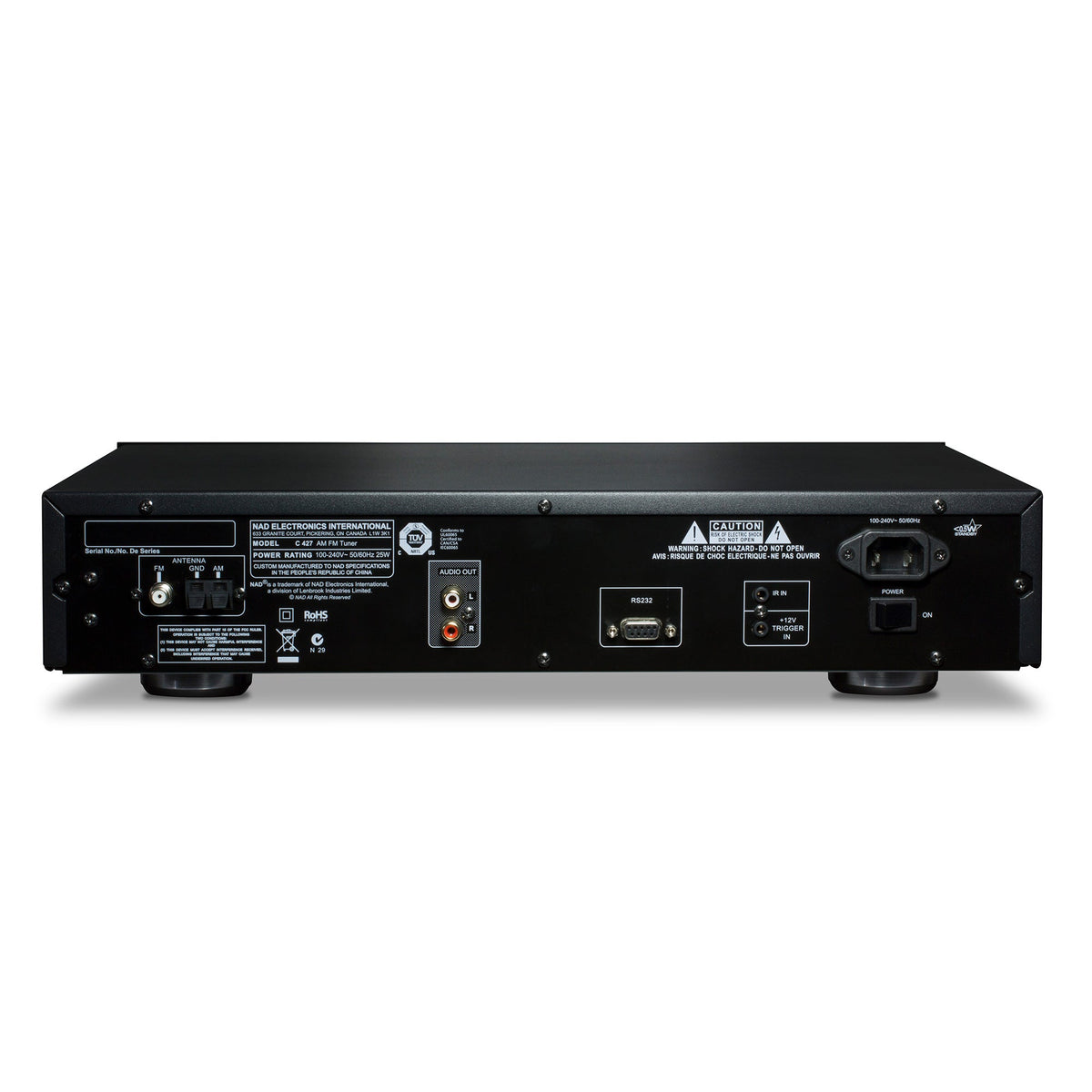 NAD C 427 Stereo AM/FM Tuner - rear view
