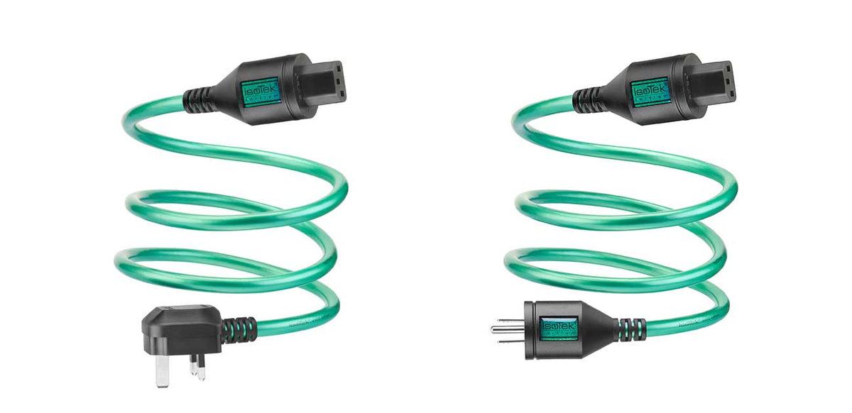 IsoTek EVO3 Initium power cable with UK and North American terminations