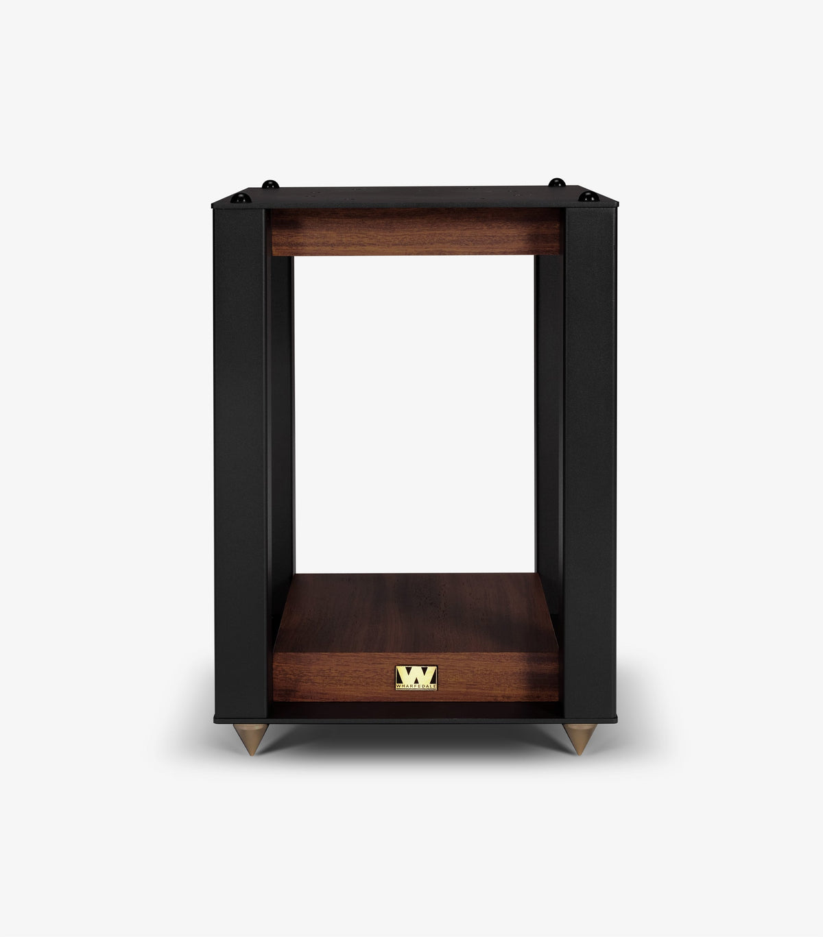 Wharfedale Linton Speaker Stands in Walnut - official product view 2