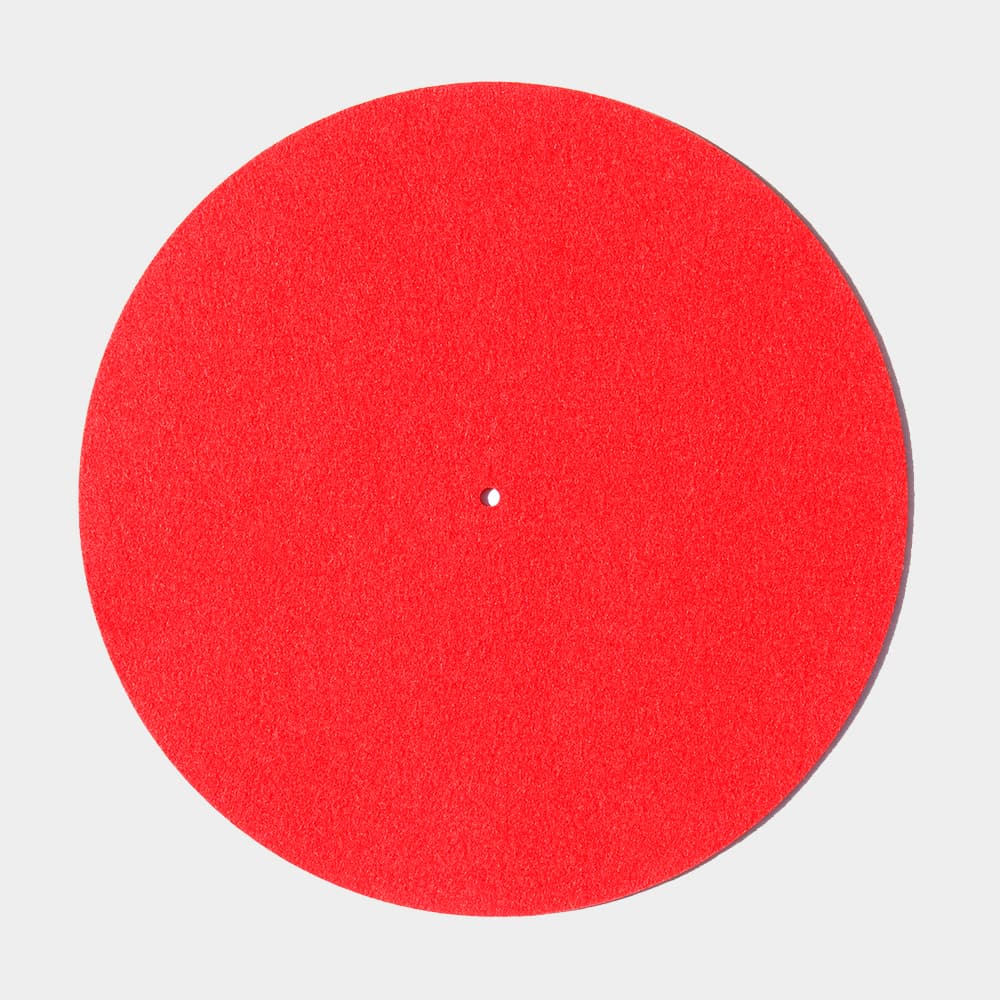 Rega Turntable Mat - Red official product view