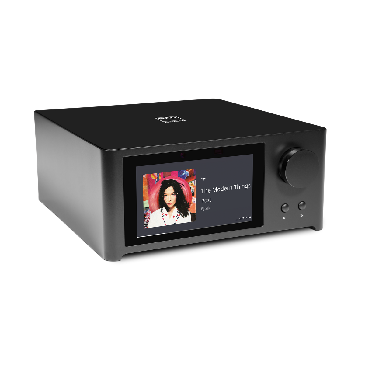 NAD C 700 V2 BluOS Streaming Amplifier - three-quarter view
