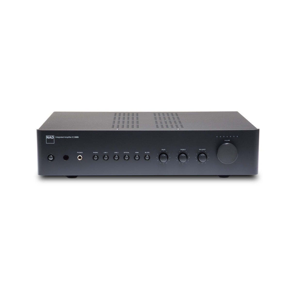 NAD C 359S BluOS Streaming Integrated Amplifier — front