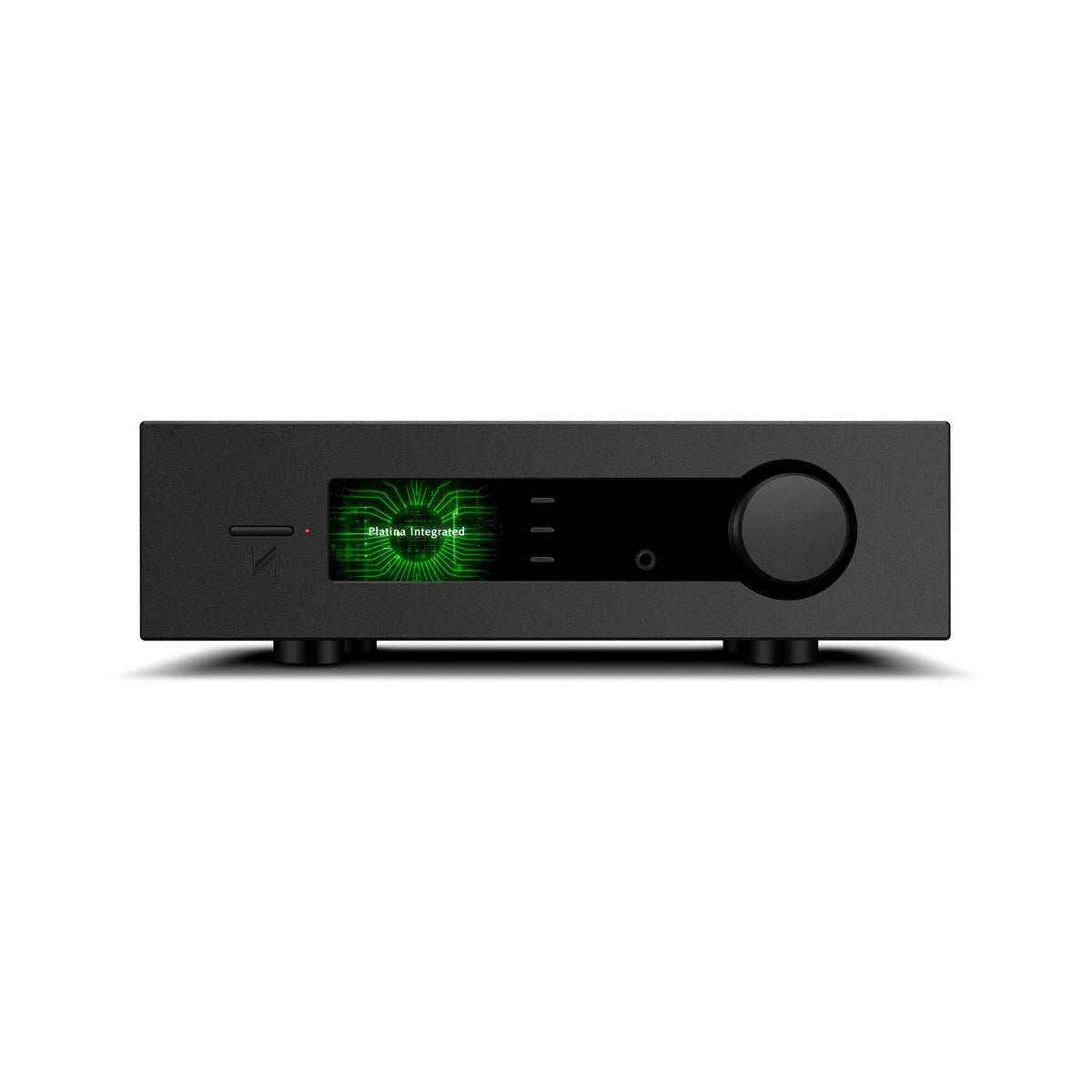 QUAD Platina Integrated Amplifier - Black front view