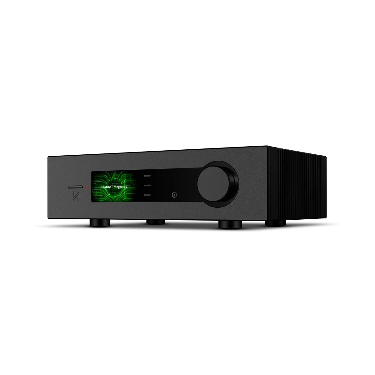 QUAD Platina Integrated Amplifier - Black alternate three-quarter view