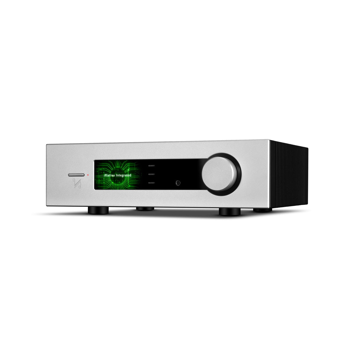 QUAD Platina Integrated Amplifier - Silver alternate three-quarter view