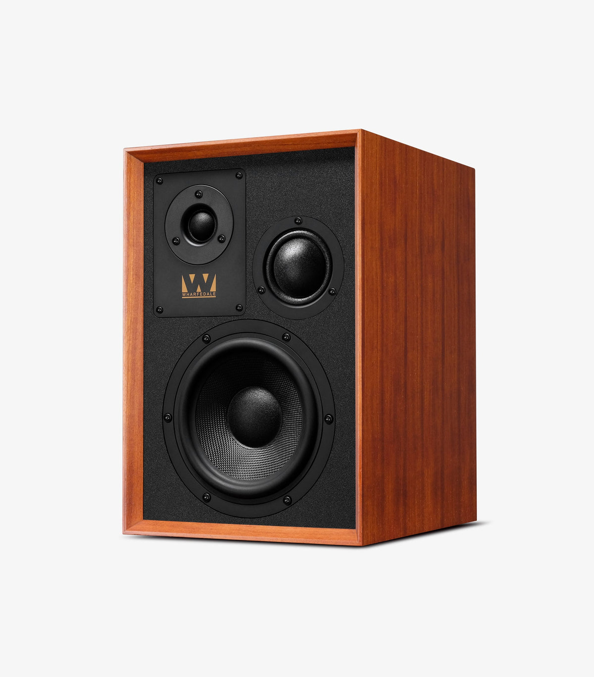 Wharfedale Super Denton Loudspeakers in Mahogany Red - official product view 5
