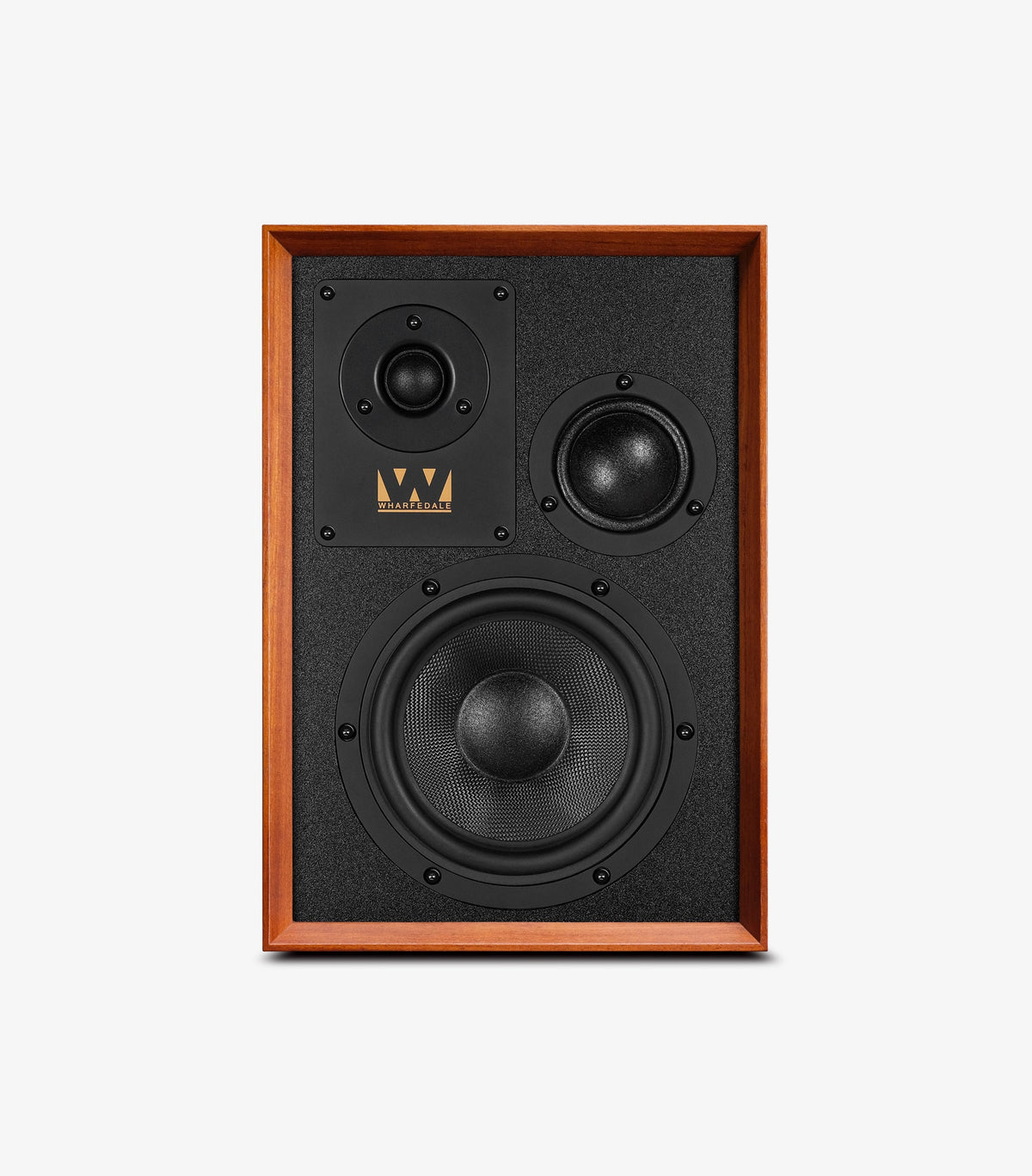 Wharfedale Super Denton Loudspeakers in Mahogany Red - official product view 6