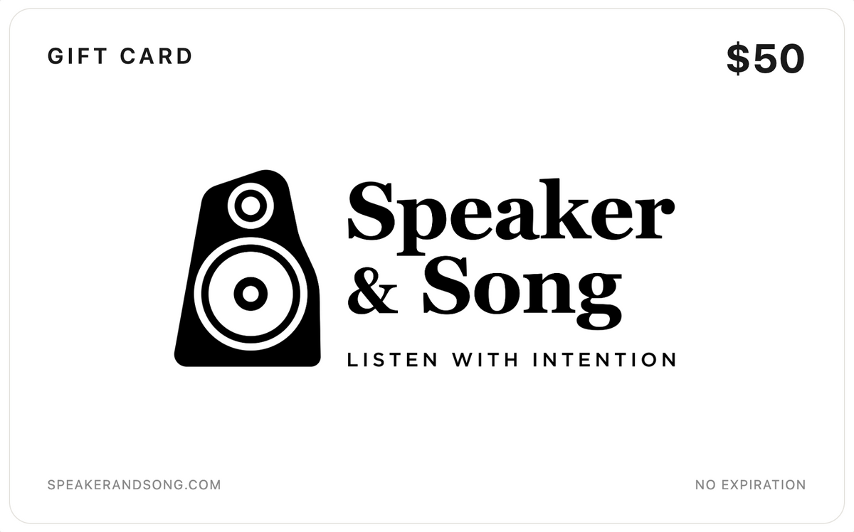 Speaker & Song gift card