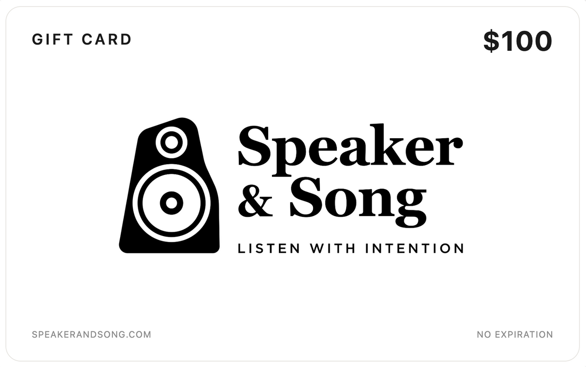Speaker & Song gift card